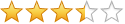 Average Customer Rating of 3.4